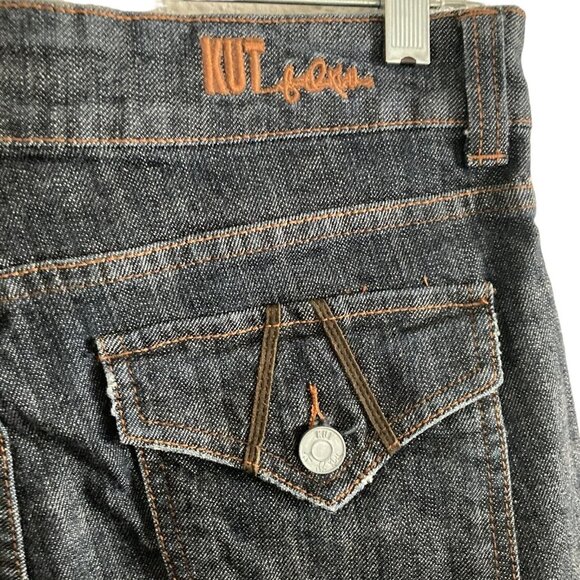 Kut From Kloth Jeans Womens Size 4 Dark Wash Blue Stretch - Picture 10 of 11